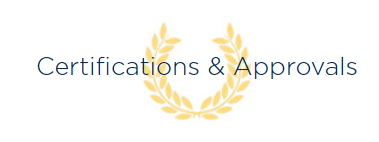 Certifications & Approvals